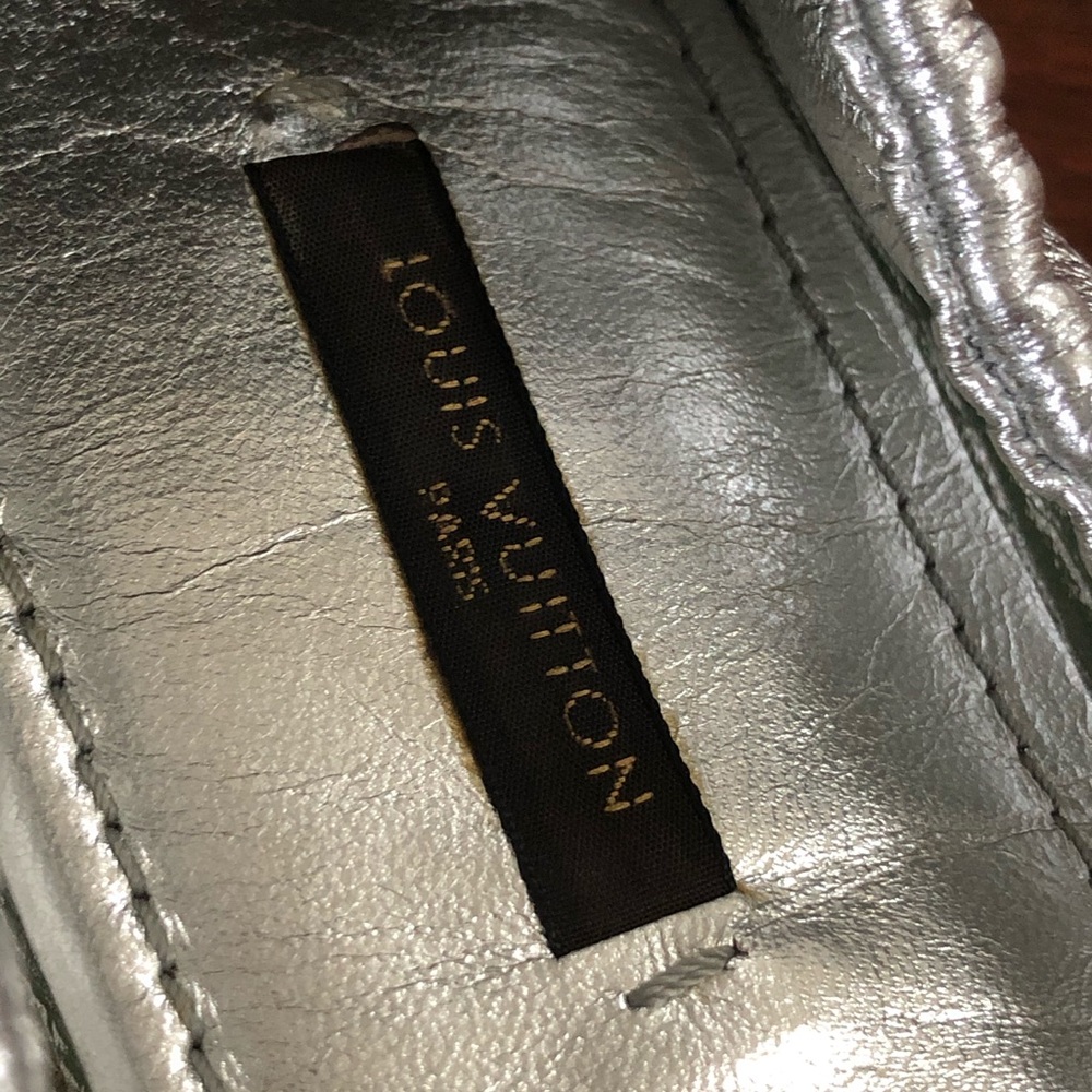 Louis Vuitton Silver Ballet Flats - Picture 6 of 11